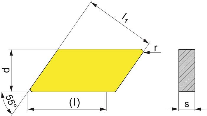 Wendeschneidplatte KNUX160410SL-M PMK40 Bearb.mittel TECWERK