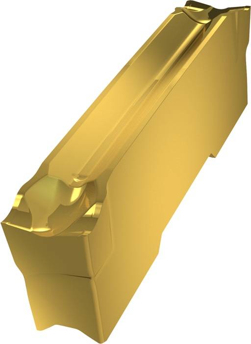Wendeschneidplatte ISO GL4-D400G02L06-PM:G8330 Breite 4mm PVD beschichtet Gold