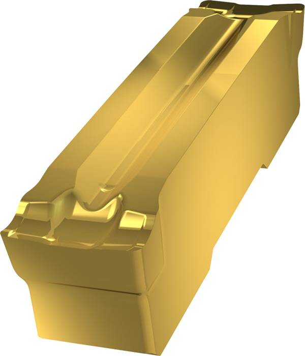 Wendeschneidplatte ISO GL6-D600M03-PM:G8330 Breite 6mm PVD beschichtet Gold