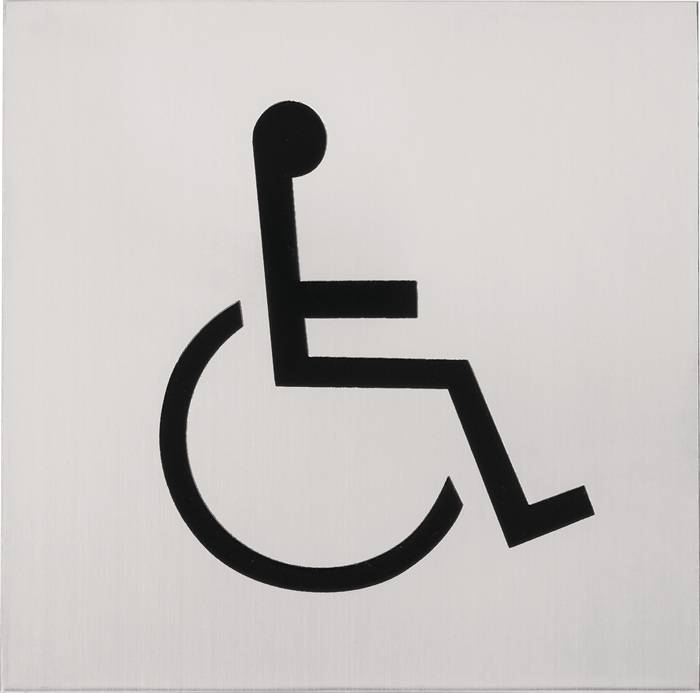 Hinweiszeichen NW-4600-3 VA Farb-Nr.60 B.126mm H.126mm TECWERK