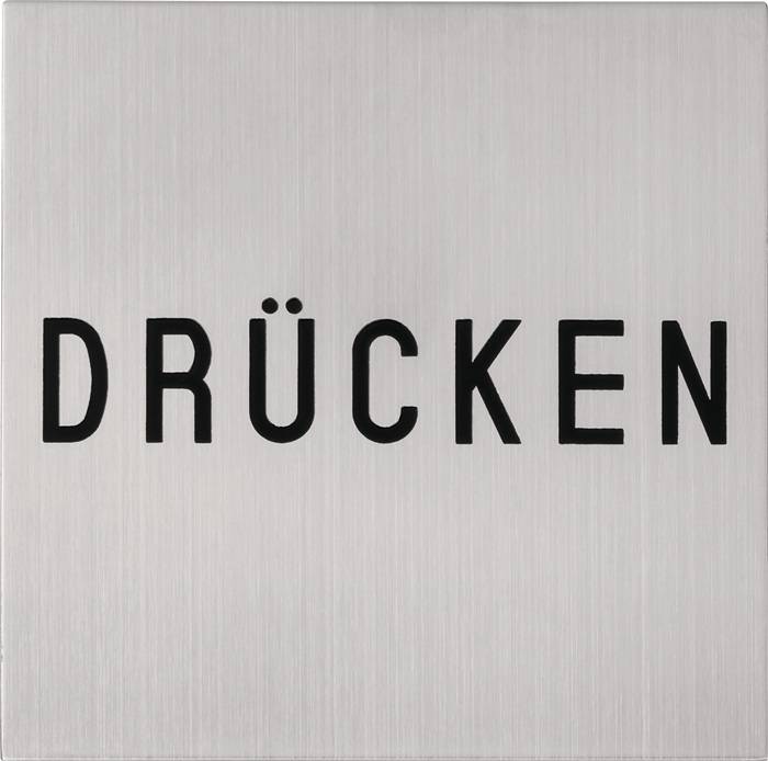 Hinweiszeichen NW-4600-8 VA Farb-Nr.60 B.126mm H.126mm TECWERK