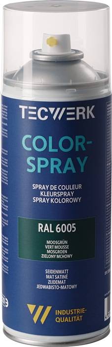 Colorspray moosgrün seidenmatt RAL 6005 400ml Spraydose TECWERK