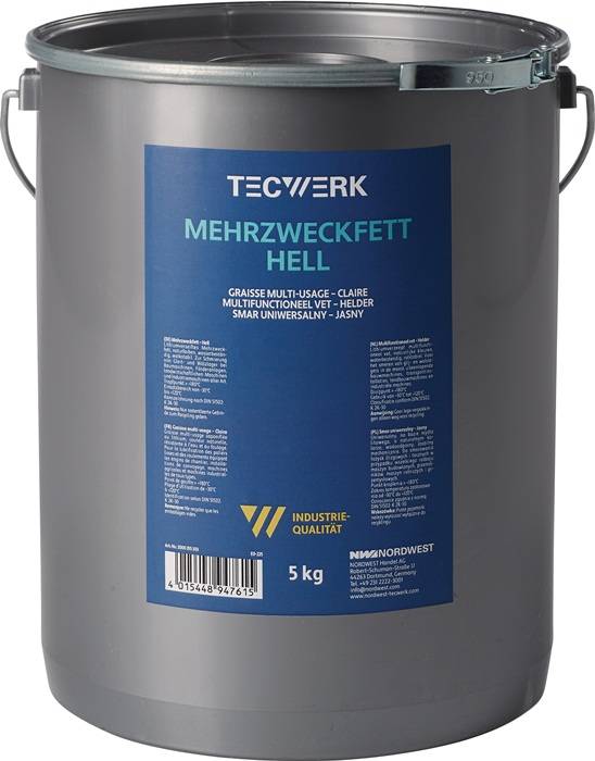 Mehrzweckfett 5kg hell Eimer TECWERK