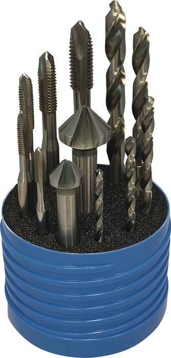 Gewinde-Komplett-Set 12tlg.3 in 1 Multibox TECWERK