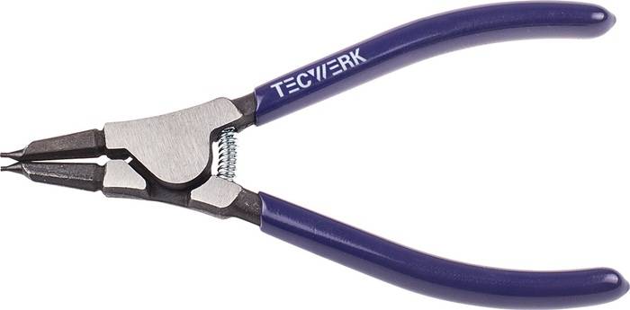 Sicherungsringzange A 0 f.Wellen D.3-10mm pol.TECWERK