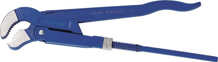 Eckrohrzange Gesamt-L.652mm Spann-W.0-103mm f.Rohre 3 Zoll TECWERK