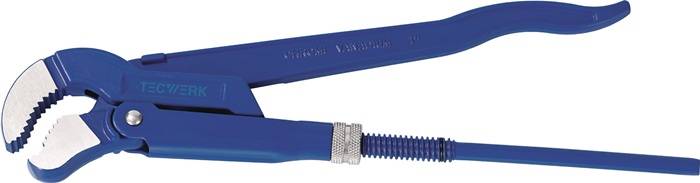 Eckrohrzange Gesamt-L.652mm Spann-W.0-103mm f.Rohre 3 Zoll TECWERK