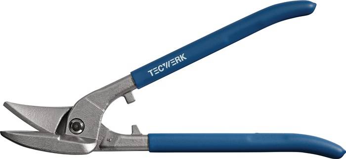 Idealblechschere L.260mm li.STA max.0,8mm VA max.0,45mm TECWERK