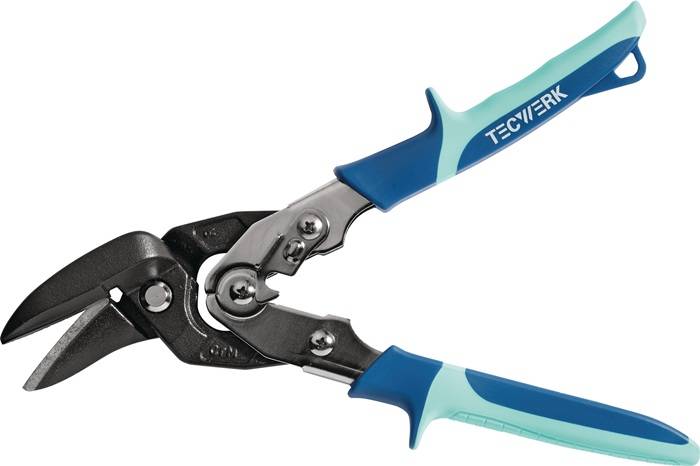 Blechschere L.260mm re.STA max.1,5mm TECWERK