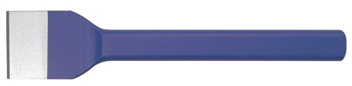 Fugenmeißel Gesamt-L.250mm Schneiden-B.80mm flachoval CrV-Stahl TECWERK