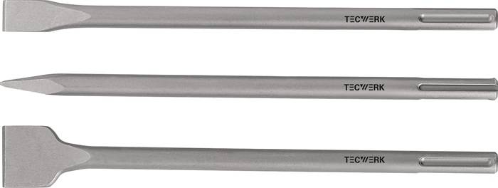 Einsteckwerkzeugset SDS-max 3-tlg.L.400mm TECWERK