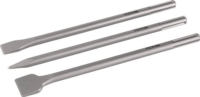 Einsteckwerkzeugset SDS-max 3-tlg.L.400mm TECWERK