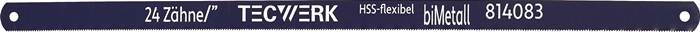 Metallsägeblatt L.300mm ZpZ 24 1-s.Bimetall 100 St.TECWERK