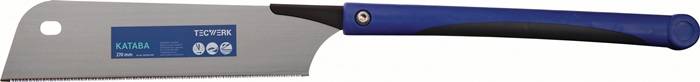 Japansäge/Feinzugsäge Kataba Blatt-L.270mm Gesamt-L.615mm ger.2K-Griff TECWERK