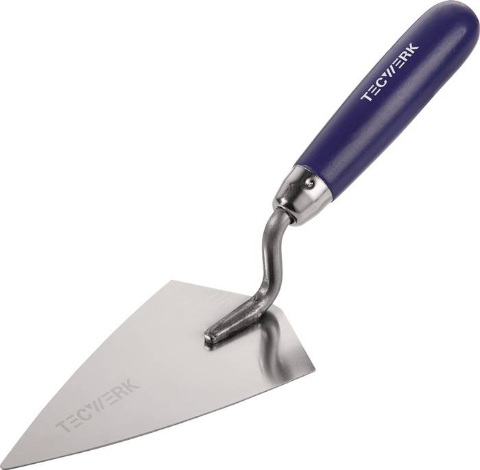 Hamburger Putzkelle L.140mm B.80mm rostfr.m.H-Heft VA TECWERK