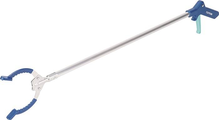 Abfallgreifzange 920mm Alu.m.Ku.-Überzug 0,25kg 65mm TECWERK