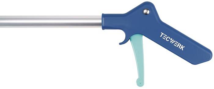 Abfallgreifzange 920mm Alu.m.Ku.-Überzug 0,25kg 65mm TECWERK