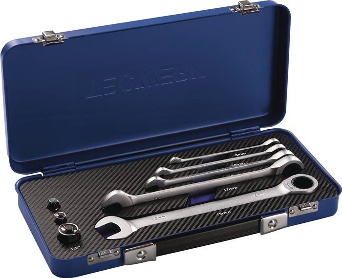 Knarrenringmaulschlüsselsatz 8-tlg.SW 8-19mm ger.TECWERK