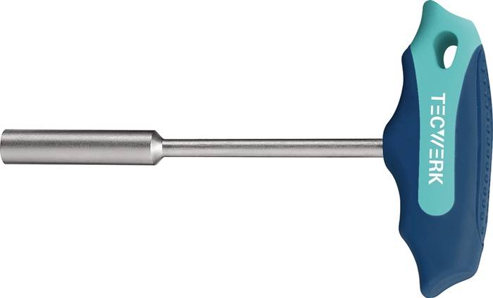 Sechskantsteckschlüssel SW 13mm Klingen-L.125mm Ausf.2K-Griff m.Quergr.TECWERK