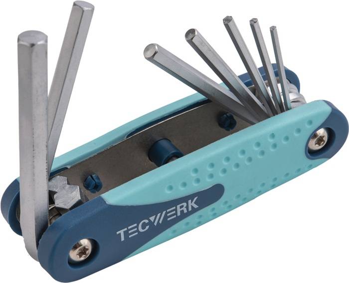 Schraubendrehersatz 7-tlg.Handklapphalter SW 2-8mm S2-Stahl TECWERK