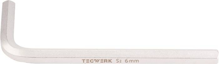 Sechskantwinkelschraubendreher SW 6mm kurz 90x32mm TECWERK