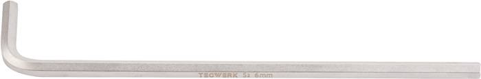 Sechskantwinkelschraubendreher SW 6mm lang 180x32mm TECWERK