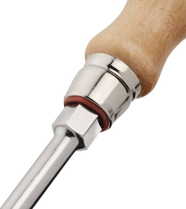 Schraubendreher Schneiden-B.12mm Klingen-L.200mm Holzgr.Rundkl.6KT.-Ans.TECWERK