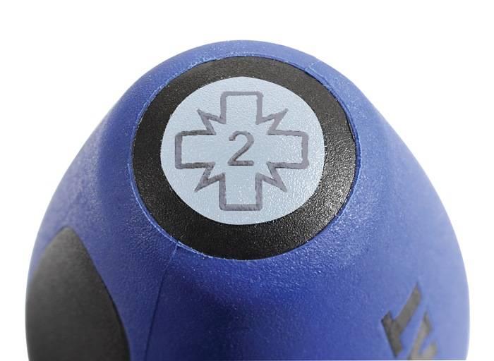 Schraubendrehersatz 6-tlg.Schlitz/PZD 3K-Griff 6-Kant-Klinge/Ans.TECWERK