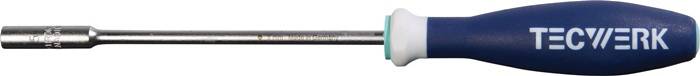 Sechskantsteckschlüssel SW 10mm Klingen-L.125mm Gesamt-L.240mm 3K-Griff TECWERK