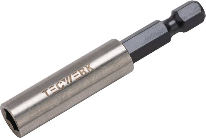 Bithalter 1/4 Zoll F 6,3 1/4 Zoll C 6,3 Magnet L.60mm TECWERK