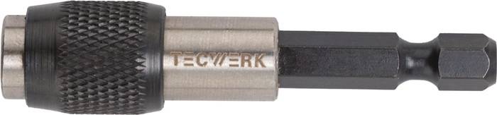 Bithalter 1/4 Zoll F 6,3 1/4 Zoll C 6,3 SWF L.60mm TECWERK