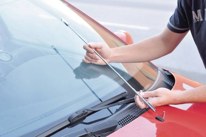Teleskopmagnetheber L.670mm Magnetkopf-D.6mm Trgf.0,55kg m.Düsennadel TECWERK