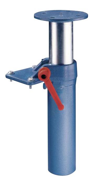 Höhenverstellgerät f.Backen-B.140mm f.TECWERK m.Zweilochbefestigung