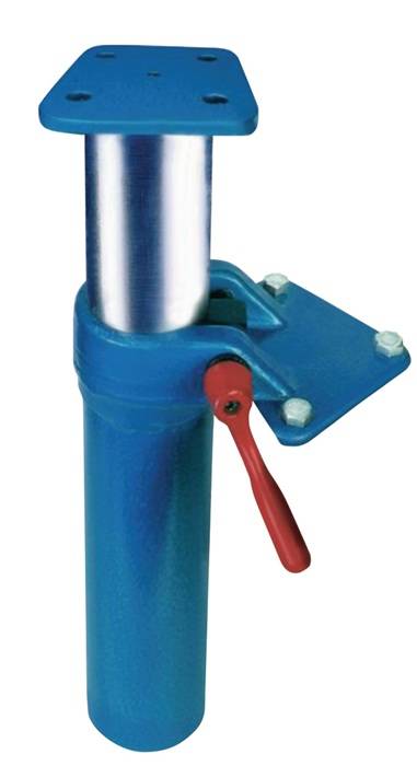 Höhenverstellgerät f.Backen-B.120mm f.TECWERK m.Vierlochbefestigung