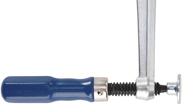 Ganzstahlschraubzwinge Spann-W.120mm A.60mm Holzgr.TECWERK