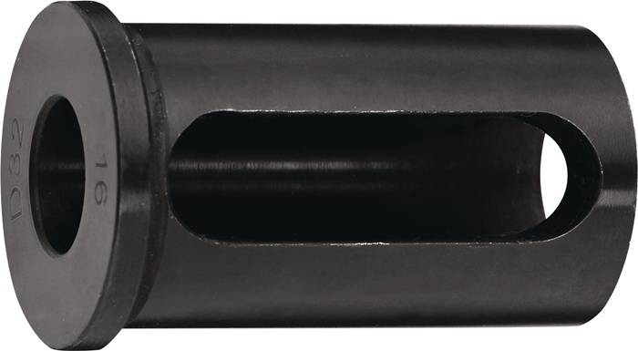 Reduzierbuchse Form 2 Bohrungs-D.16mm AD 25mm Einspann-L.46mm TECWERK