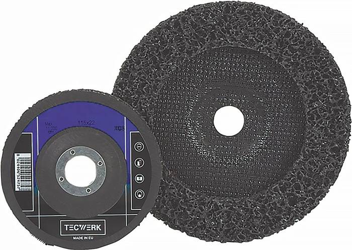 Grobreinigungsscheibe Ø125x22mm ext.coarse Bohr.22,23mm TECWERK