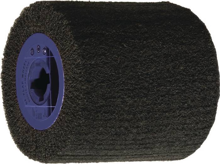 Satinierwalze Vlies 240 fine braun Ø110xB100mm 19mm TECWERK