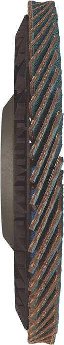 Premium-Fächerscheibe 2in1 D.125mm K.40 fl.INOX/Stahl ZK TECWERK