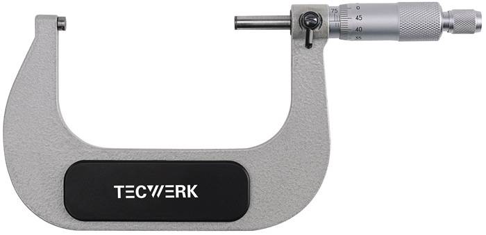 Bügelmessschraube DIN 863/1 75-100mm Spindel-D.6,5mm TECWERK