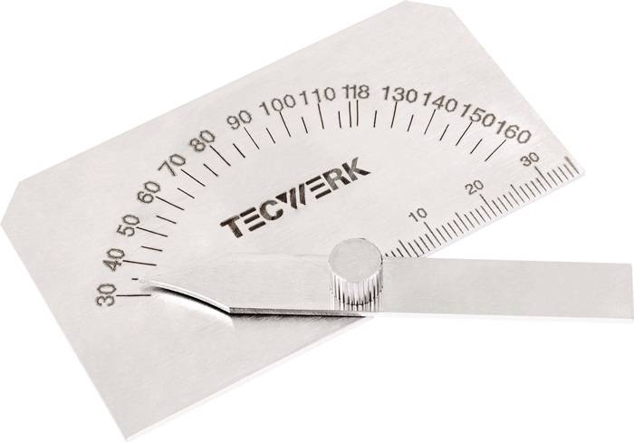 Spiralbohrerschleiflehre m.verstellb.Winkel v.30Grad-160Grad TECWERK