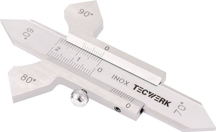 Schweißnahtschiebelehre Messber.0-20mm TECWERK