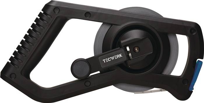 Rahmenbandmaß 30m 13mm Acm EG II Ku.weiß TECWERK