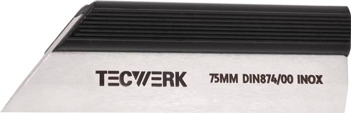 Haarlineal DIN 874/00 L.100mm Spezialstahl Q.23x5mm TECWERK