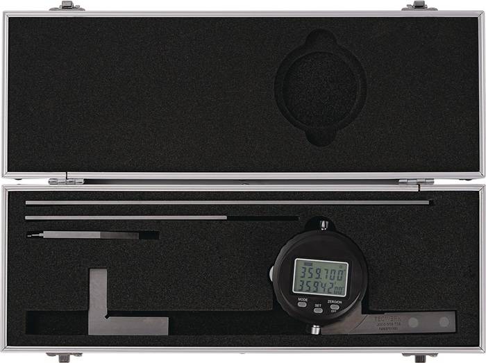 Winkelmesser Schienen-L.150/300mm Abl.0,005Grad,10 ′ dig.TECWERK