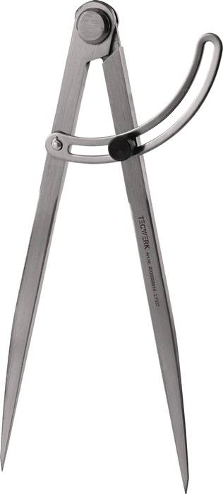 Spitzzirkel L.150mm m.Stellbogen TECWERK