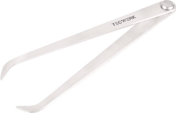 Lochzirkel L.200mm m.Nietscharnier TECWERK