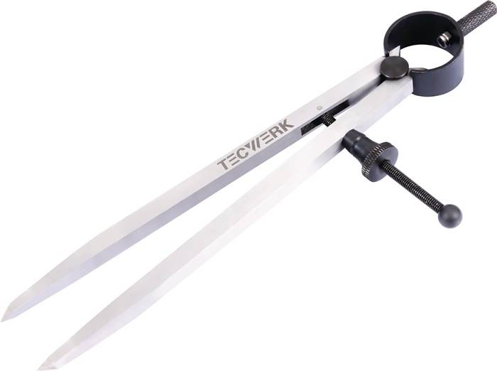 Federzirkel L.150mm m.Schnellspannmutter TECWERK