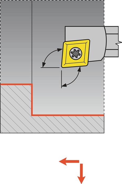 Bohrstange A25Q-SCLCR 09 re.vern.m.IK TECWERK