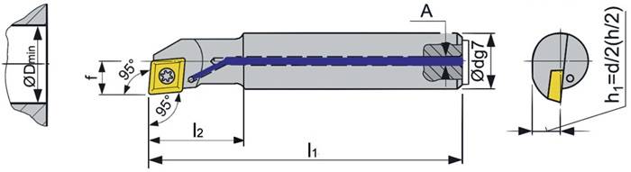 Bohrstange A0608H-SCLCR 06 re.vern.m.IK TECWERK